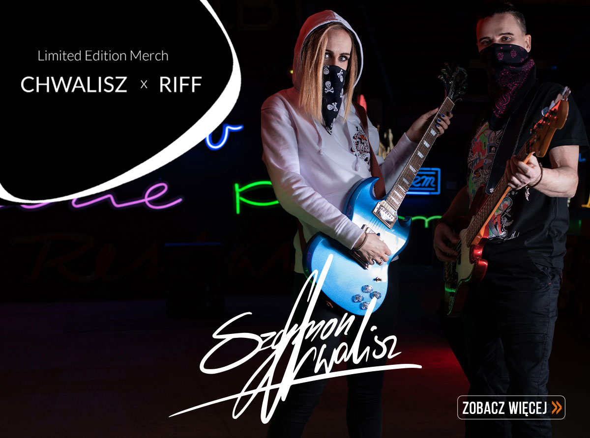 Salony Muzyczne Riff podjęły współpracę z malarzem Szymonem Chwaliszem, aby móc stworzyć produkt wyjątkowy